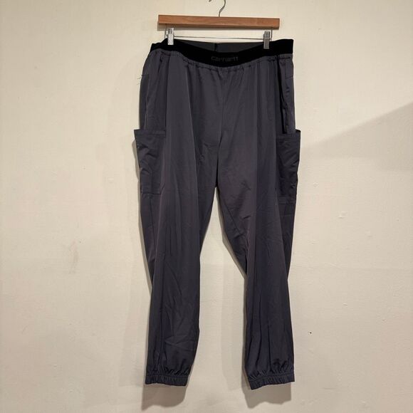 Carhartt Men’s Force Elastic Drawrstring Gray Pants Size 2XL Jogger - Picture 1 of 4